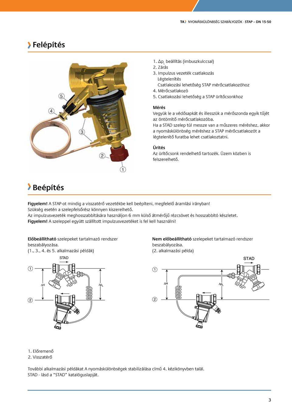 STAP DN Nyomáskülönbség szabályozó szelep ENGINEERING ADVANTAGE - PDF Free  Download