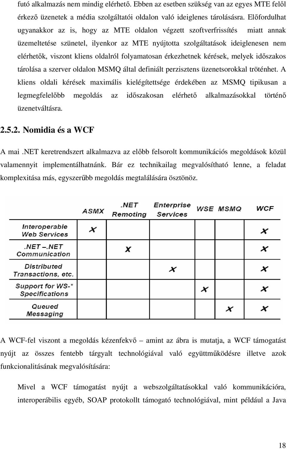 oldalról folyamatosan érkezhetnek kérések, melyek időszakos tárolása a szerver oldalon MSMQ által definiált perzisztens üzenetsorokkal tröténhet.