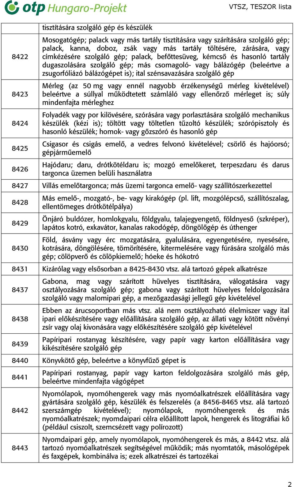 szénsavazására szolgáló gép Mérleg (az 50 mg vagy ennél nagyobb érzékenységű mérleg kivételével) beleértve a súllyal működtetett számláló vagy ellenőrző mérleget is; súly mindenfajta mérleghez