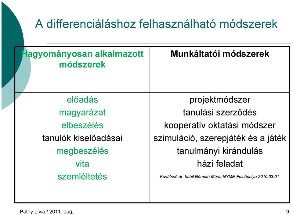 szerződés kooperatív oktatási módszer szimuláció, szerepjáték és a játék tanulmányi kirándulás házi