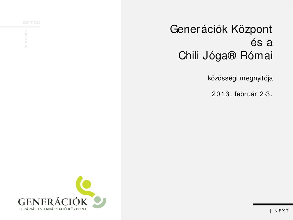 Chili Jóga Római