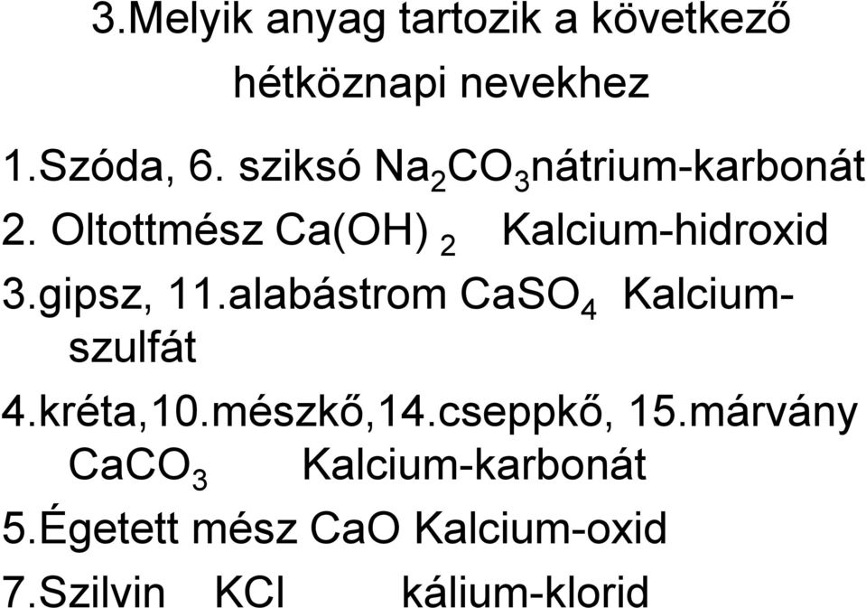 Nátrium és Kalcium részösszefoglaló feladatlap - PDF Ingyenes letöltés