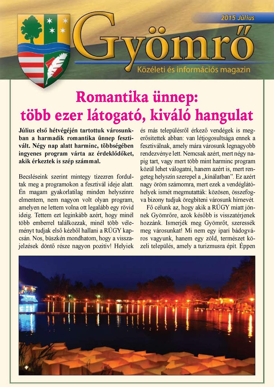 Romantika ünnep: több ezer látogató, kiváló hangulat - PDF Ingyenes letöltés