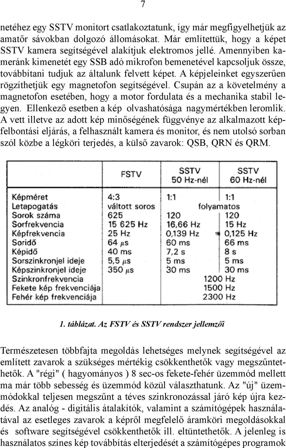 Csupán az a követelmény a magnetofon esetében, hogy a motor fordulata és a mechanika stabil legyen. Ellenkezõ esetben a kép olvashatósága nagymértékben leromlik.