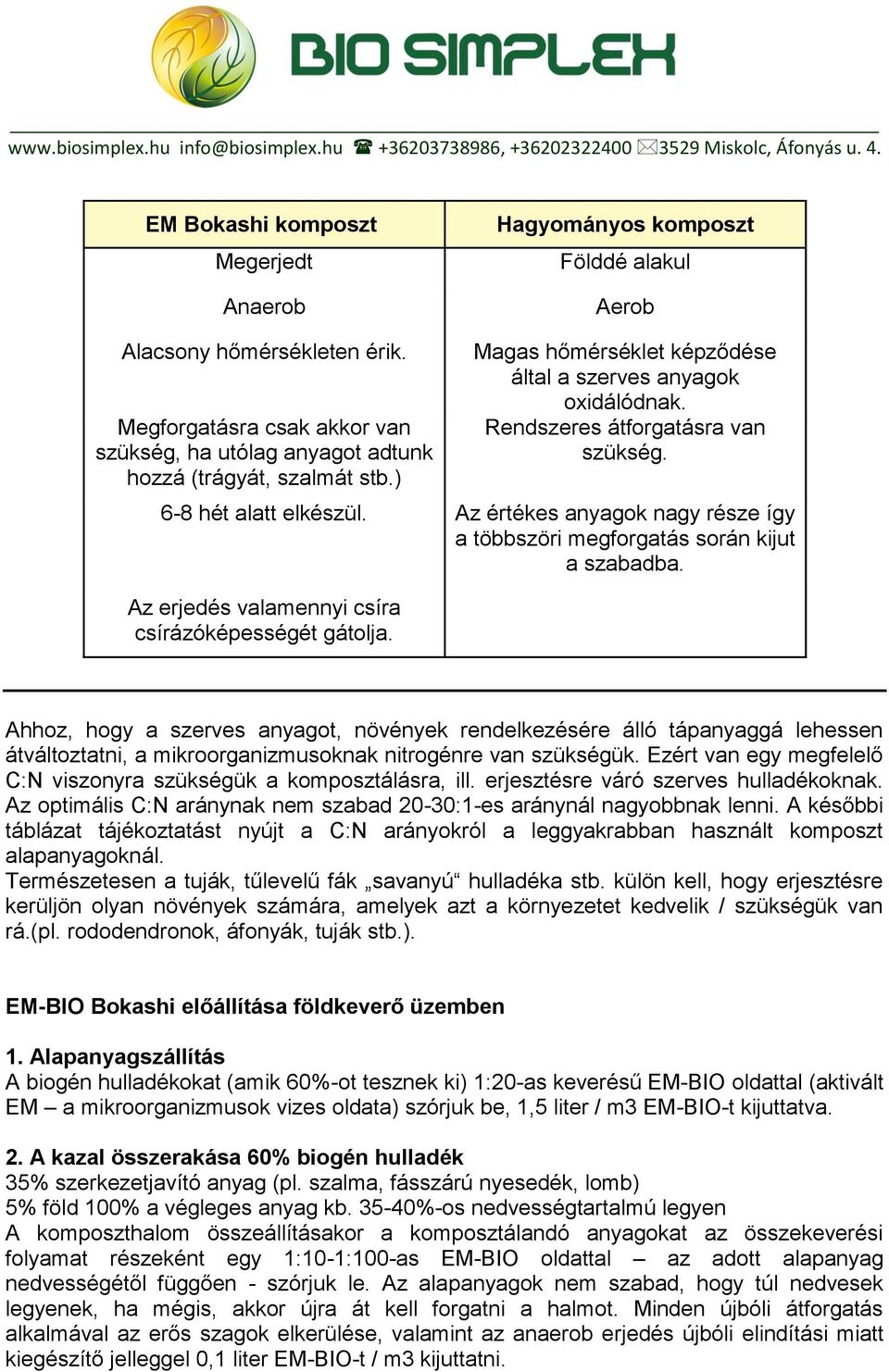 Az értékes anyagok nagy része így a többszöri megforgatás során kijut a szabadba. Az erjedés valamennyi csíra csírázóképességét gátolja.