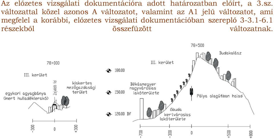 változattal közel azonos A változatot, valamint az A1 jelő