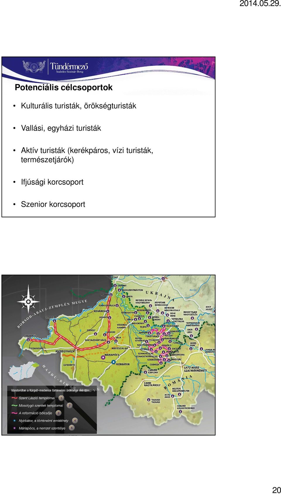 Aktív turisták (kerékpáros, vízi turisták,