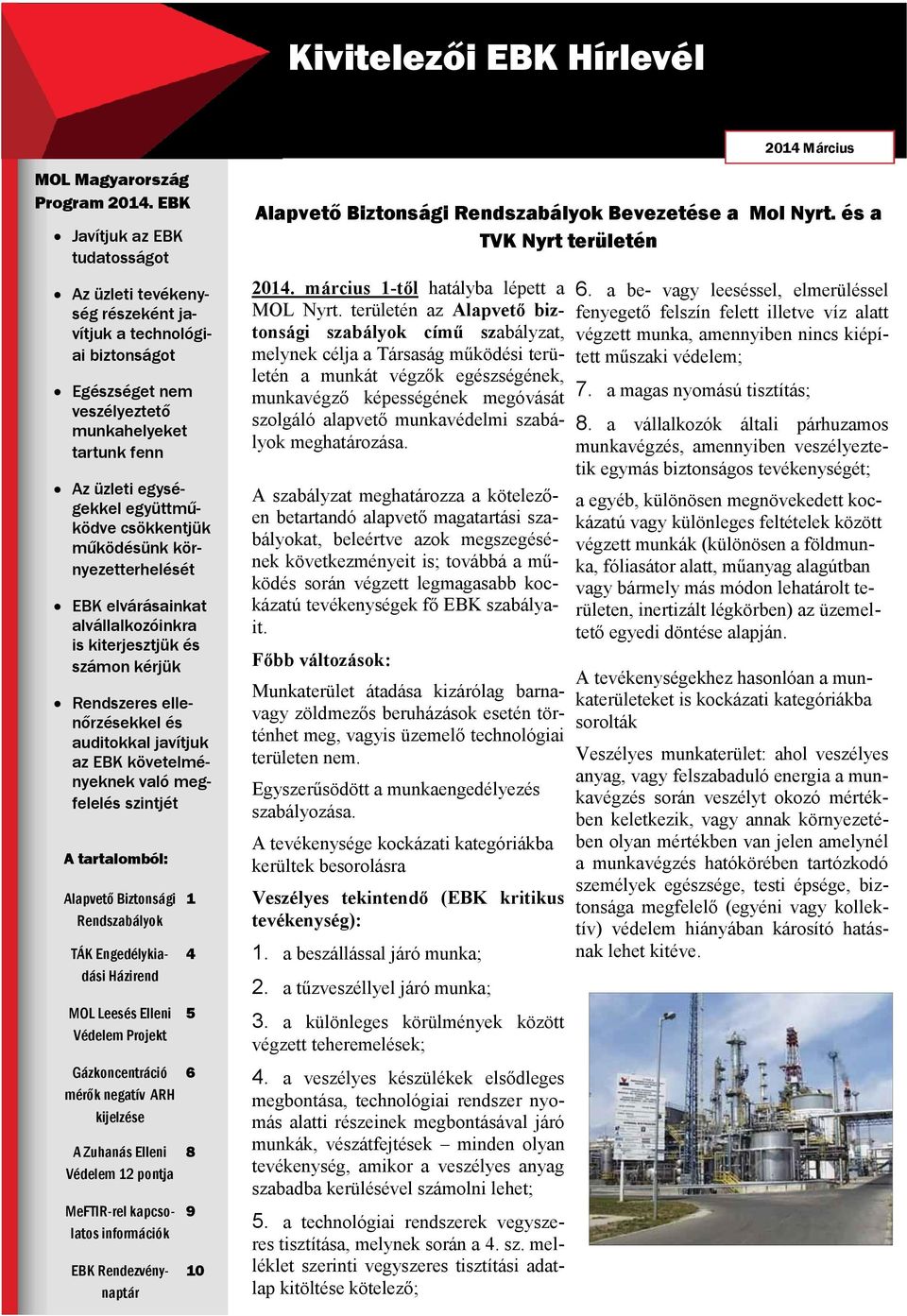 Kivitelezői EBK Hírlevél - PDF Ingyenes letöltés