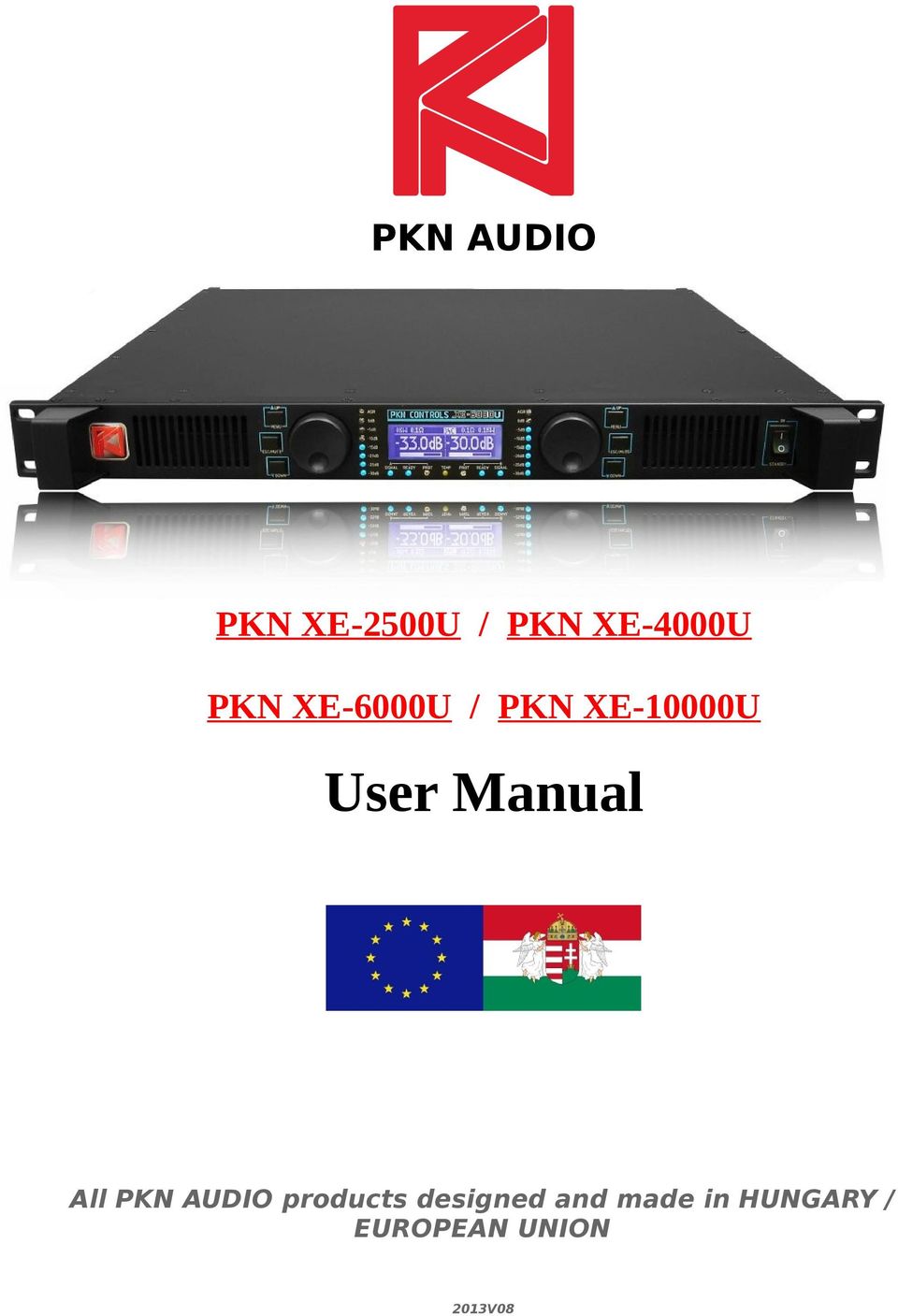 Manual All PKN AUDIO products designed