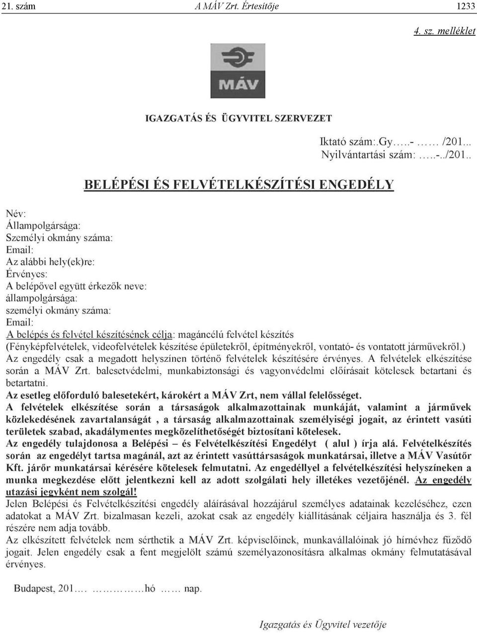 Értesítője