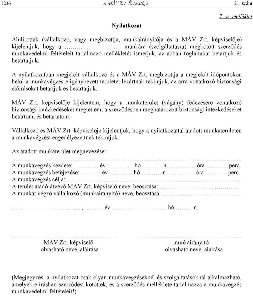 Értesítője