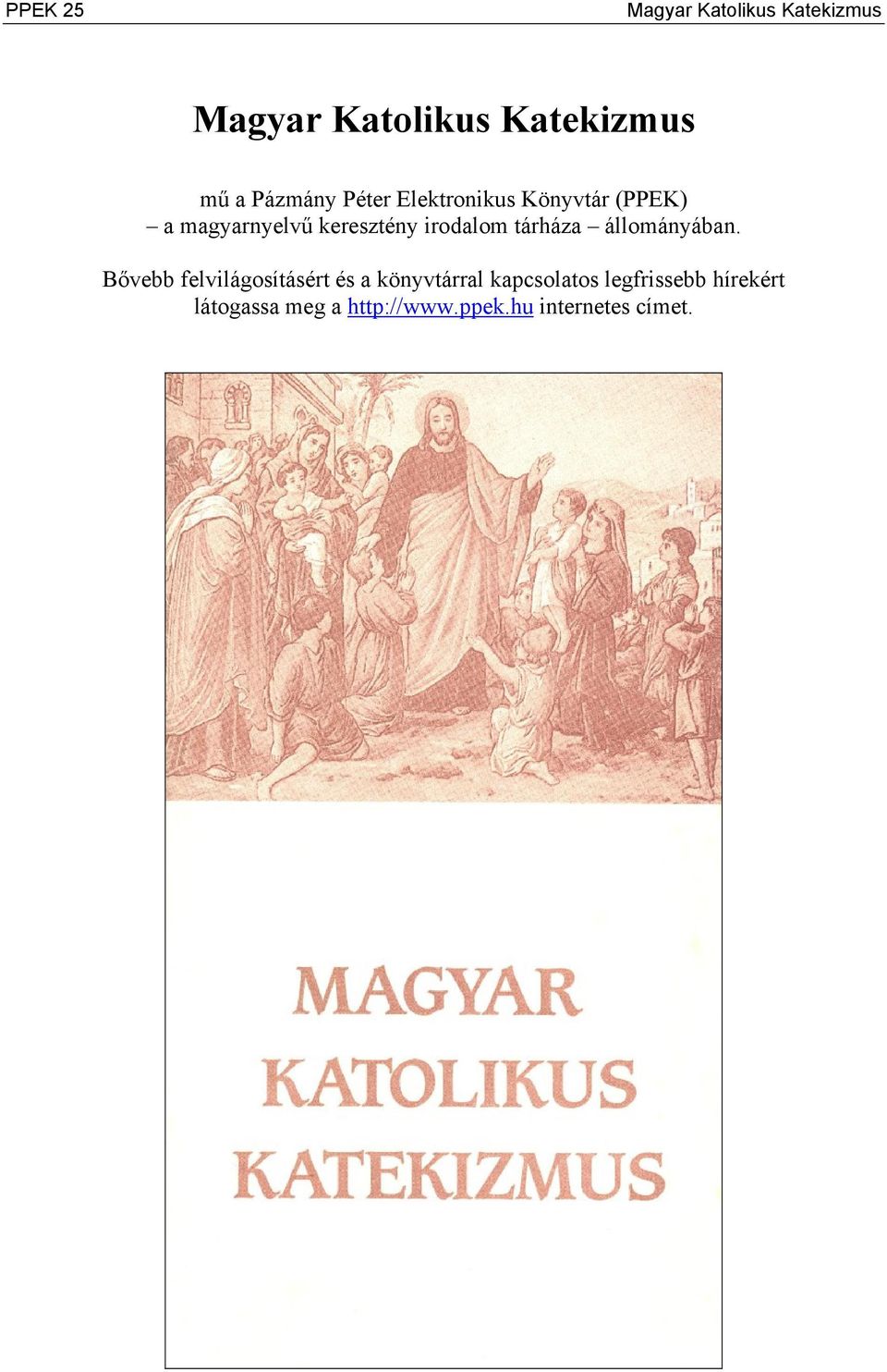 Magyar Katolikus Katekizmus - PDF Free Download