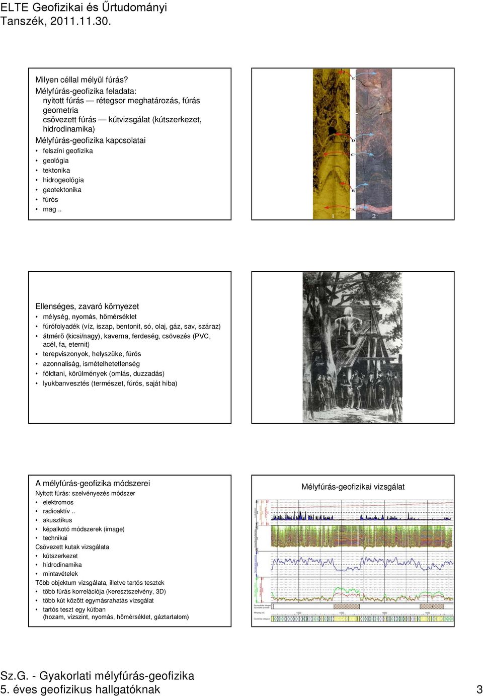 geológia tektonika hidrogeológia geotektonika fúrós mag.