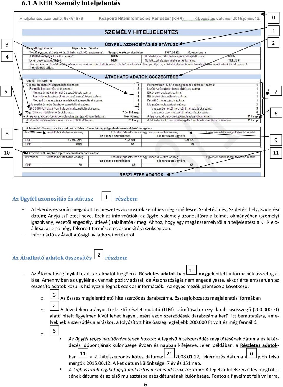 Ahhz, hgy egy magánszemélyről a hiteljelentést a KHR előállítsa, az első négy felsrlt természetes aznsítóra szükség van.