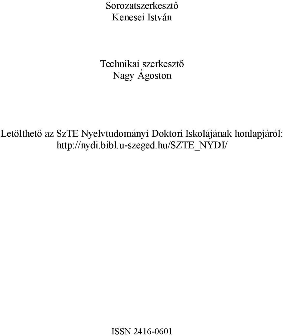 Nyelvtudományi Doktori Iskolájának