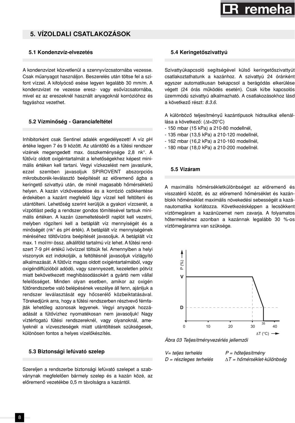 A kondenzvizet ne vezesse eresz- vagy esôvízcsatornába, mivel ez az ereszeknél használt anyagoknál korrózióhoz és fagyáshoz vezethet. 5.
