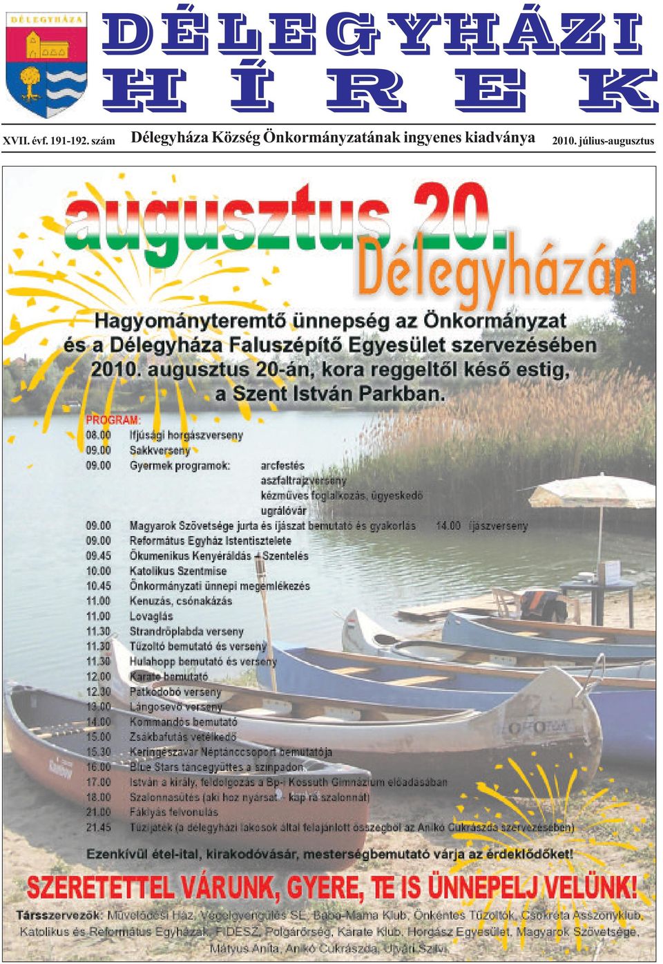 szám Délegyháza Község