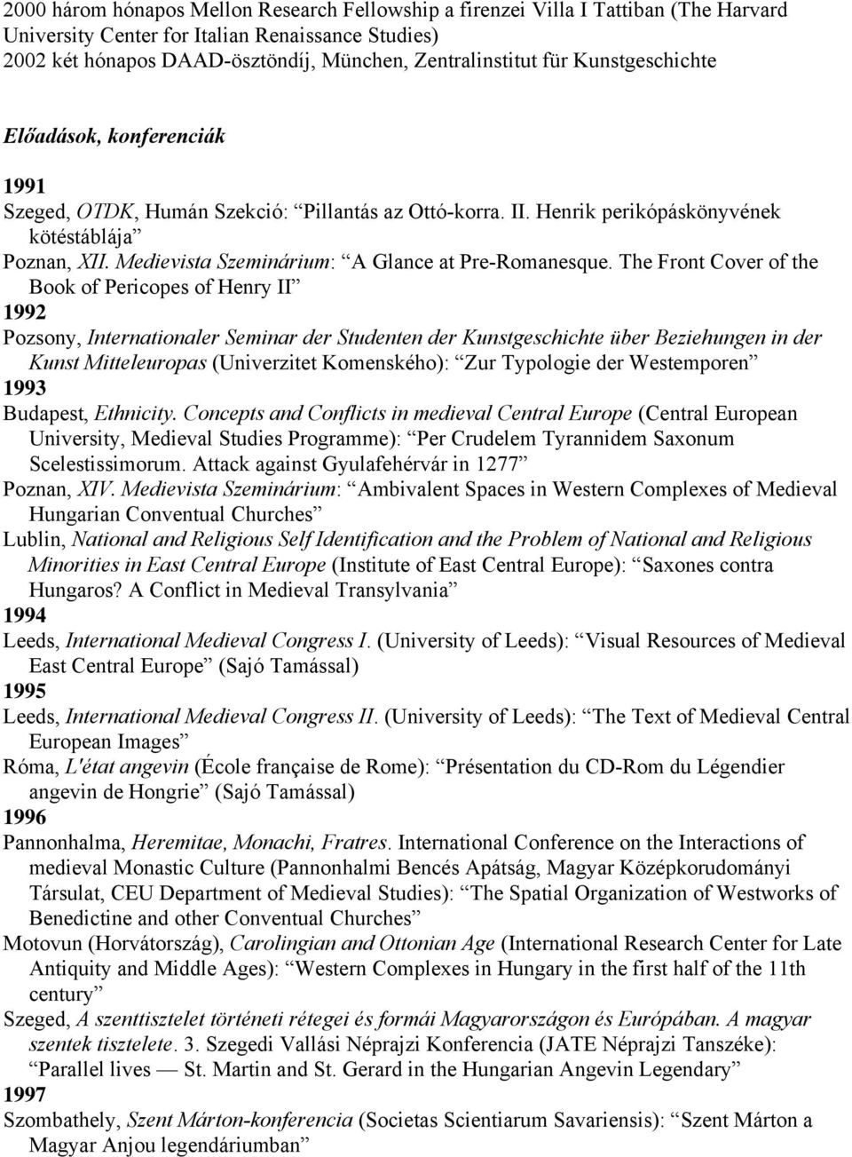 Medievista Szeminárium: A Glance at Pre-Romanesque.