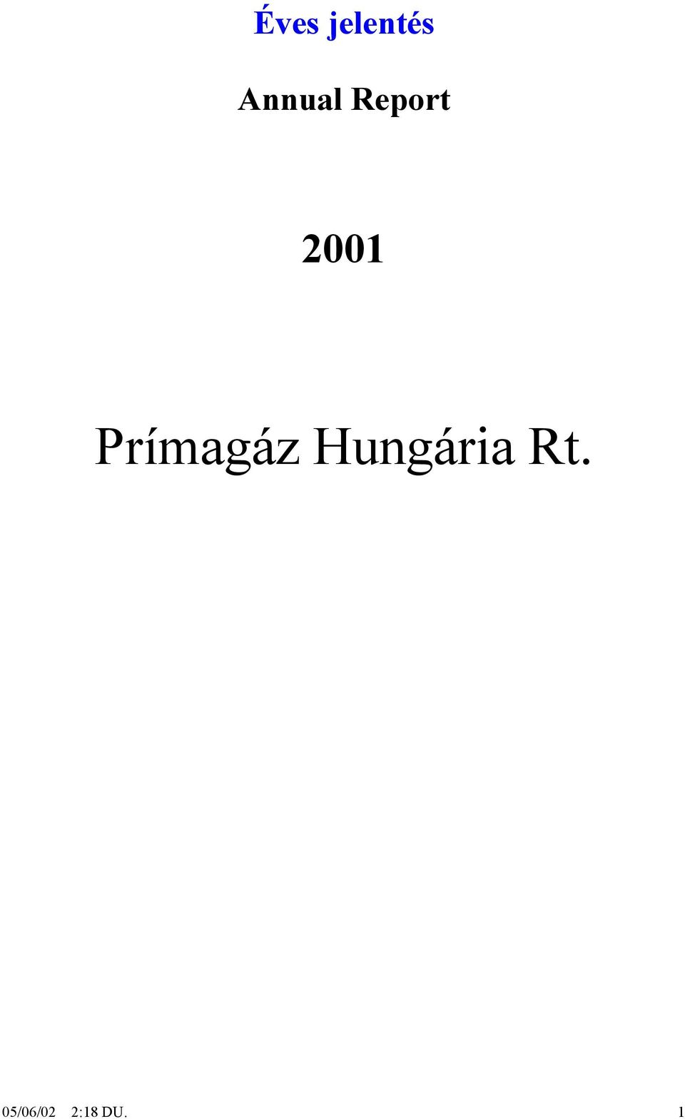 Prímagáz Hungária