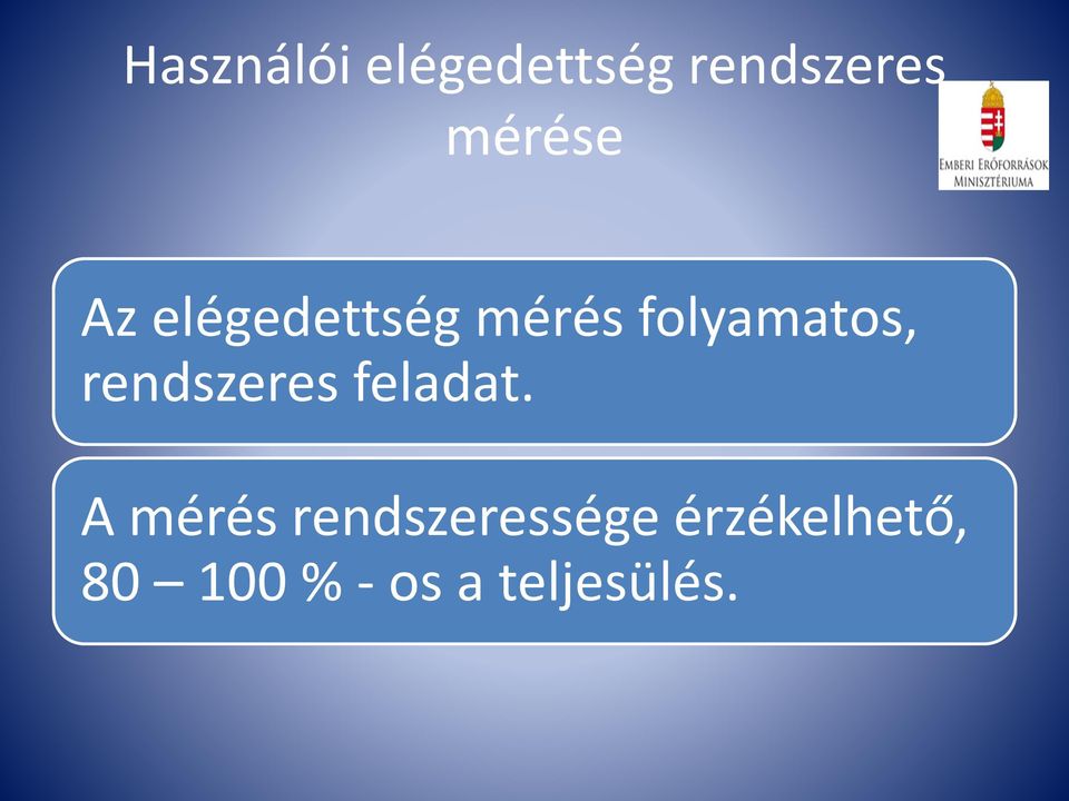 folyamatos, rendszeres feladat.