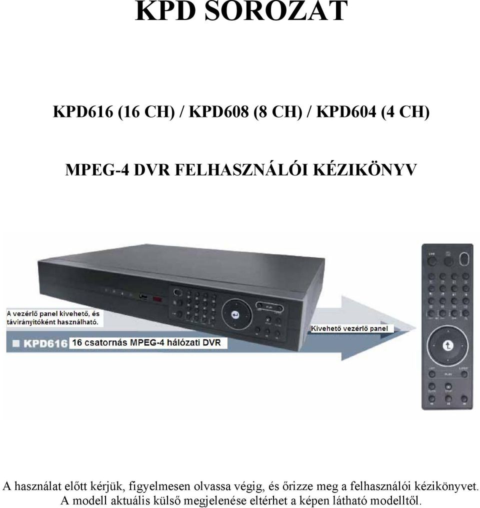 figyelmesen olvassa végig, és őrizze meg a felhasználói