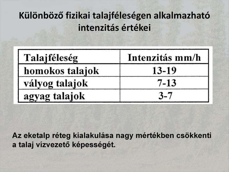 eketalp réteg kialakulása nagy