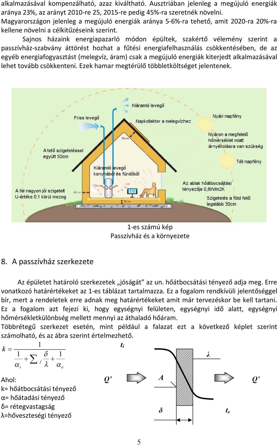 Sajnos házaink energiapazarló módon épültek, szakértő vélemény szerint a passzívház-szabvány áttörést hozhat a fűtési energiafelhasználás csökkentésében, de az egyéb energiafogyasztást (melegvíz,