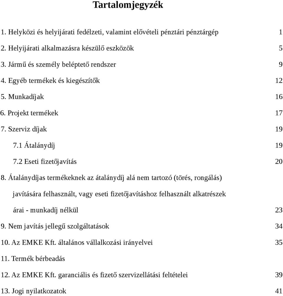 2 Eseti fizetőjavítás 20 8.