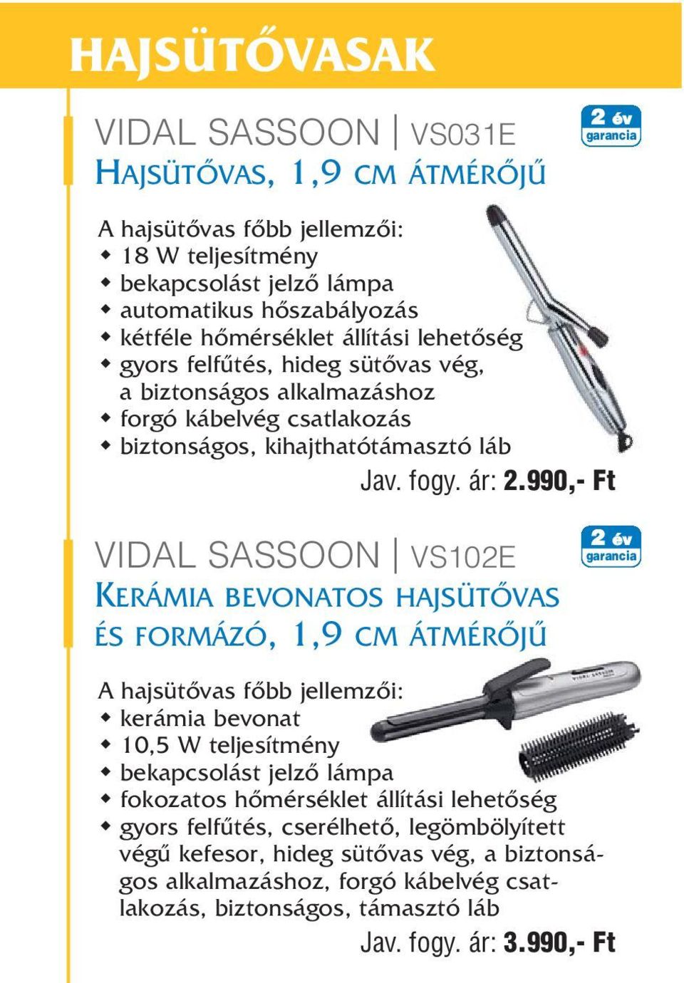 HAJSZÁRÍTÓK, FORMÁZÓK 2005 TAVASZ/NYÁR REVLON VOGUETI WIGO - PDF Free  Download