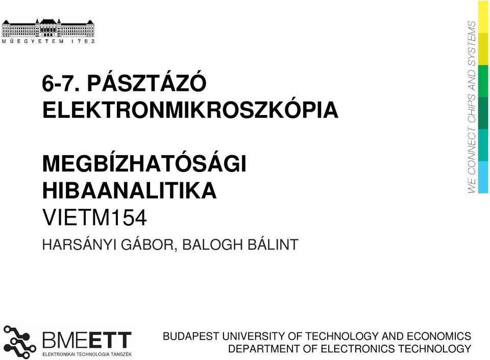 GÁBOR, BALOGH BÁLINT BUDAPEST UNIVERSITY OF