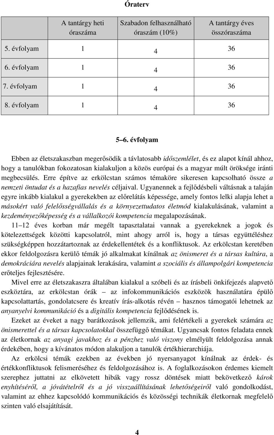 megbecsülés. Erre építve az erkölcstan számos témaköre sikeresen kapcsolható össze a nemzeti öntudat és a hazafias nevelés val.