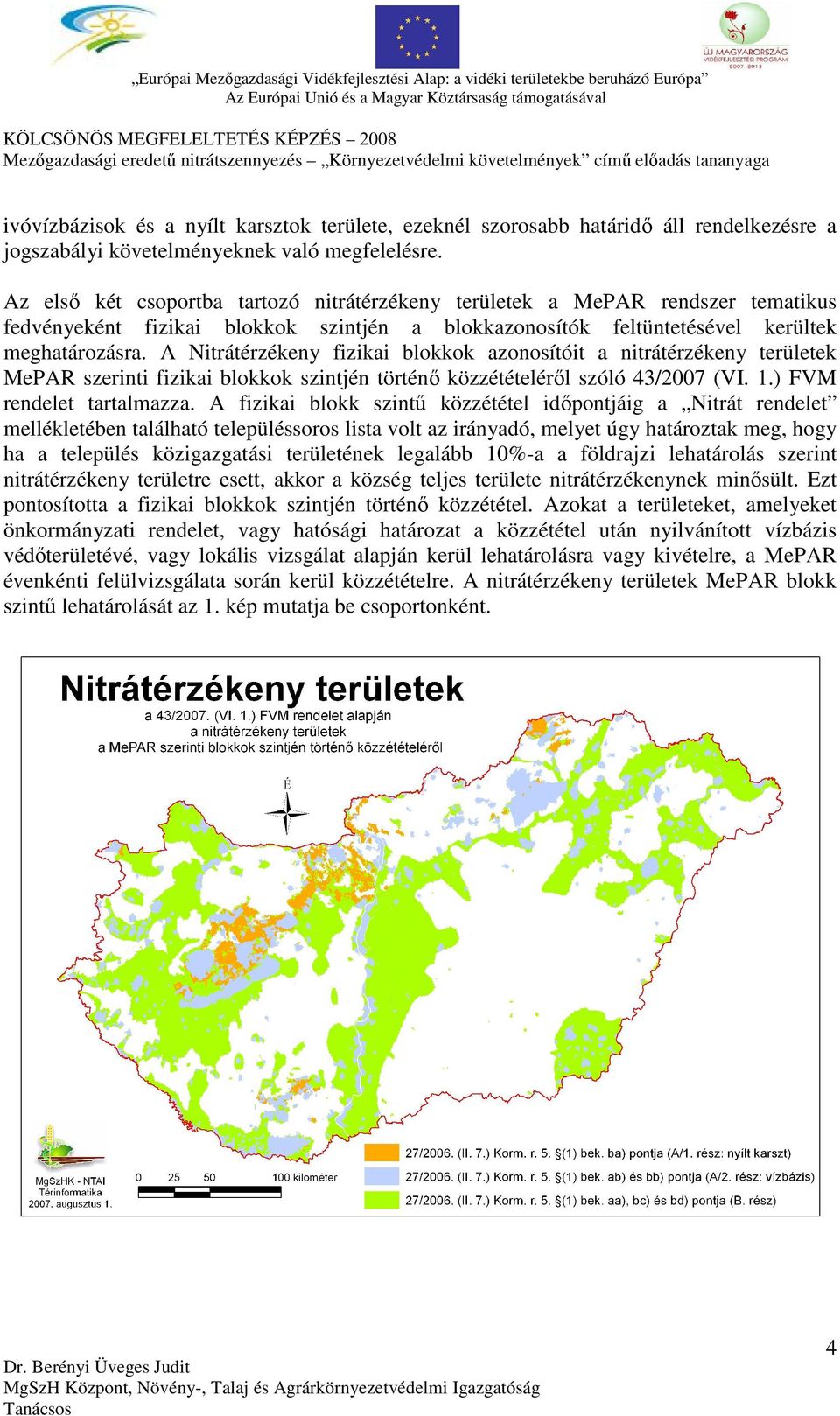 Jogszabályban foglalt gazdálkodási követelmények (JFGK) 4.: Mezőgazdasági  eredetű nitrátszennyezés - PDF Ingyenes letöltés