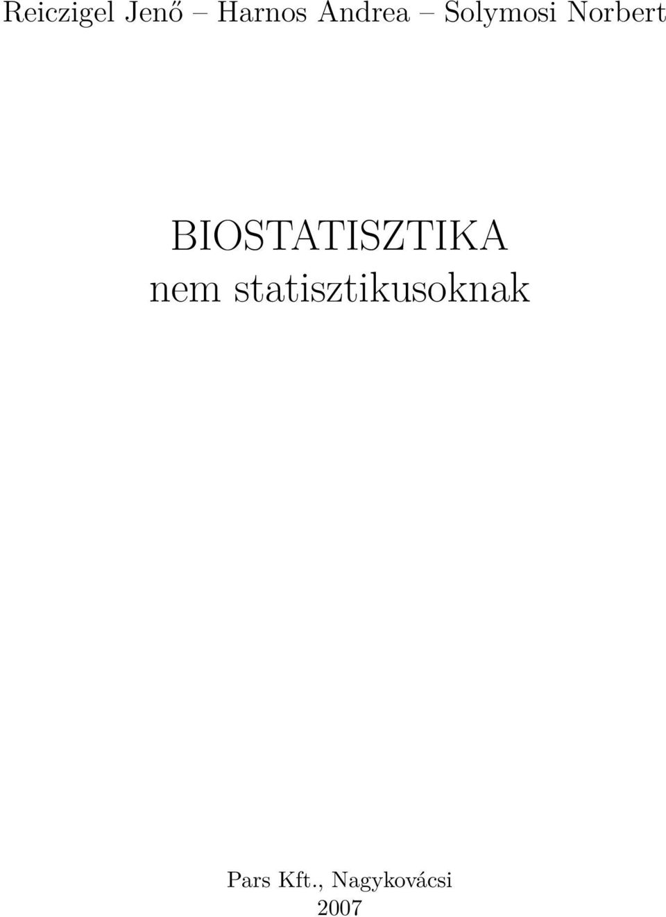 BIOSTATISZTIKA nem