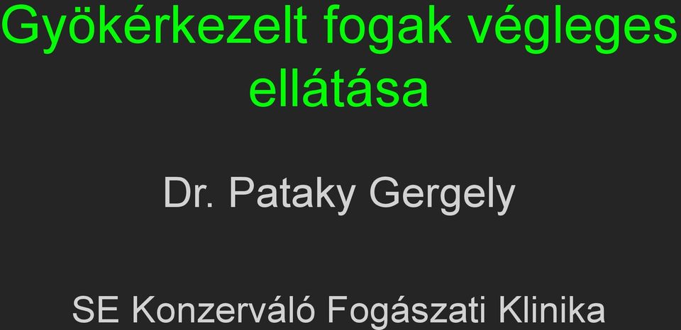 Pataky Gergely SE