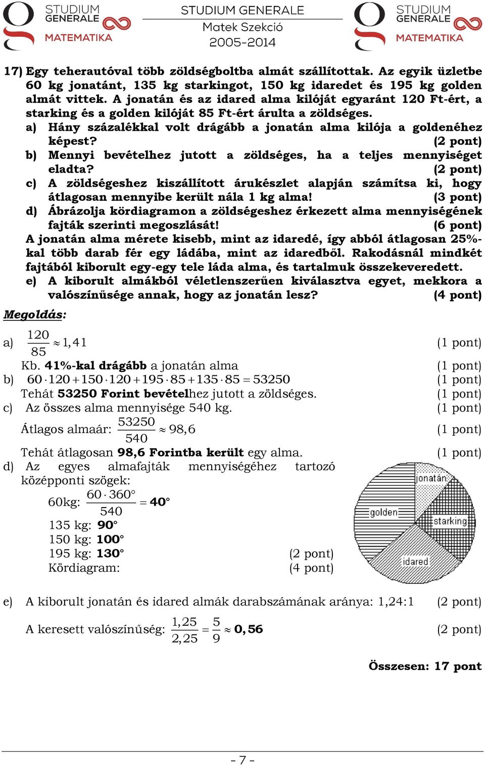 MATEMATIKA ÉRETTSÉGI május 28. KÖZÉPSZINT I. - PDF Free Download