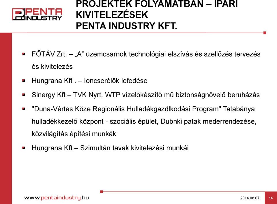 Ioncserélők lefedése Sinergy Kft TVK Nyrt.