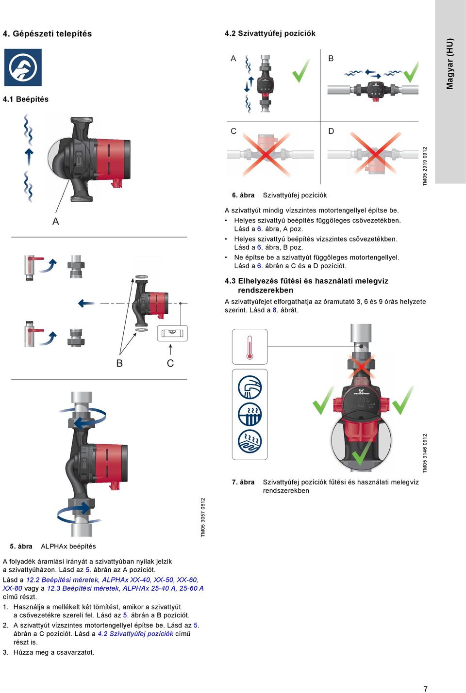 GRUNDFOS KEZELÉSI UTASÍTÁSOK ALPHA2/ALPHA3. Telepítési és üzemeltetési  utasítás - PDF Free Download