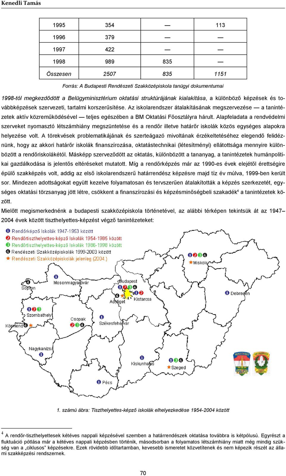 Az iskolarendszer átalakításának megszervezése a tanintézetek aktív közreműködésével teljes egészében a BM Oktatási Főosztályra hárult.