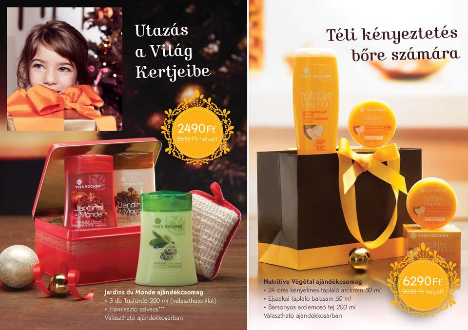 szivacs*** Nutritive Végétal ajándékcsomag 24 órás kényelmes tápláló arckrém 50 ml