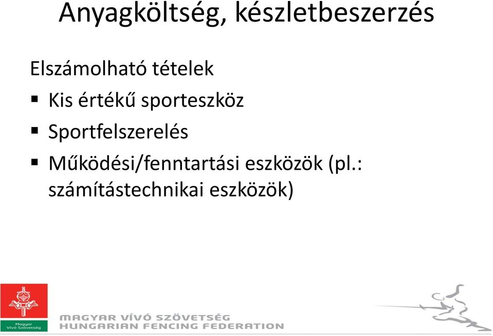 sporteszköz Sportfelszerelés