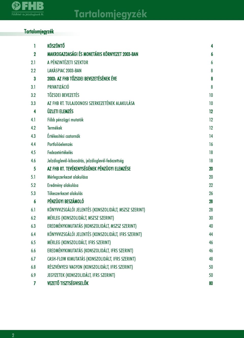 4 Portfolióelemzés 16 4.5 Fedezetértékelés 18 4.6 Jelzáloglevél-kibocsátás, jelzáloglevél-fedezettség 18 5 AZ FHB RT. TEVÉKENYSÉGÉNEK PÉNZÜGYI ELEMZÉSE 20 5.1 Mérlegszerkezet alakulása 20 5.