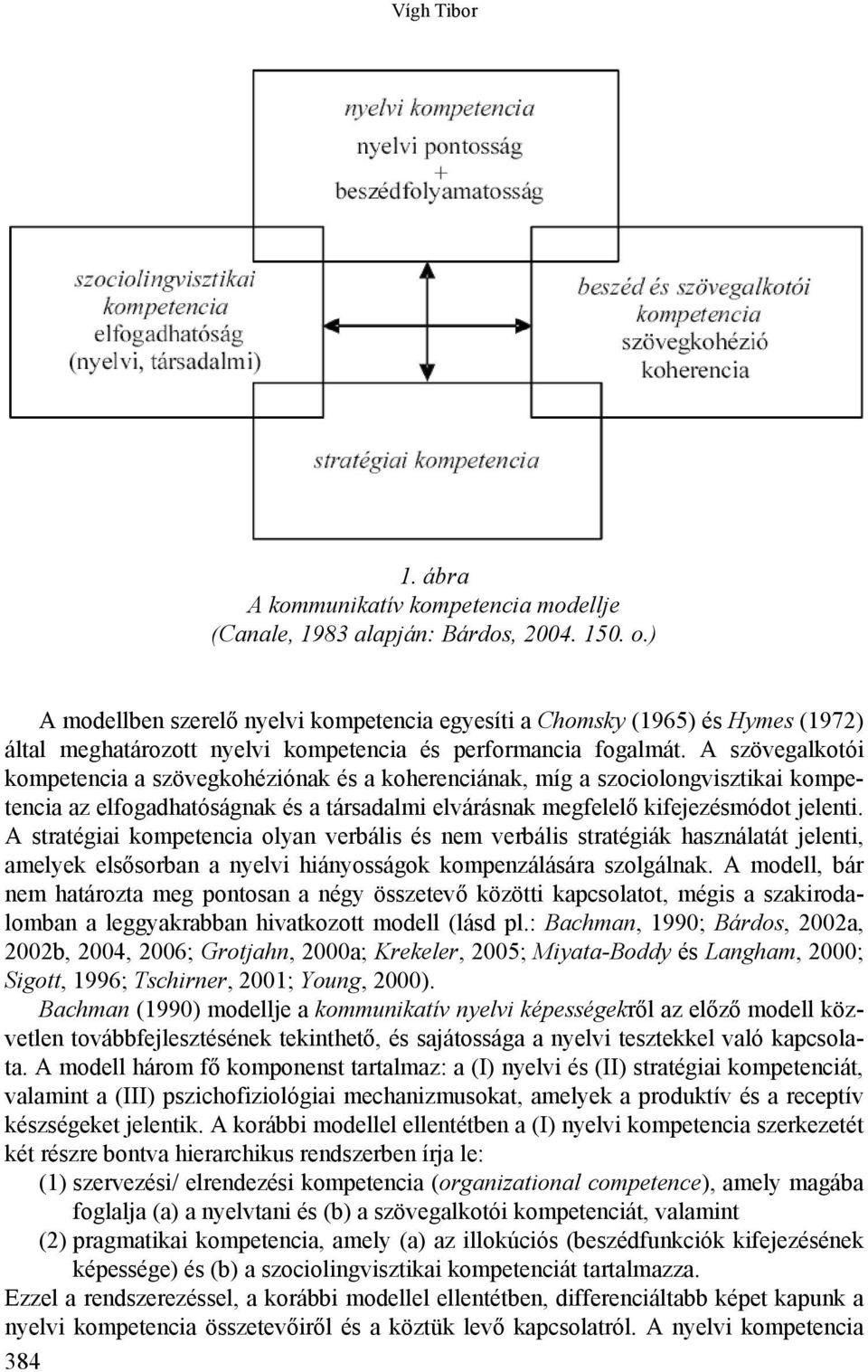 A szövegalkotói kompetencia a szövegkohéziónak és a koherenciának, míg a szociolongvisztikai kompetencia az elfogadhatóságnak és a társadalmi elvárásnak megfelelő kifejezésmódot jelenti.