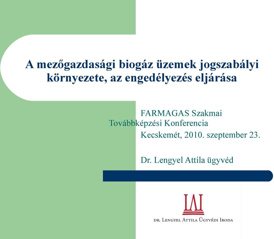 FARMAGAS Szakmai Továbbképzési Konferencia