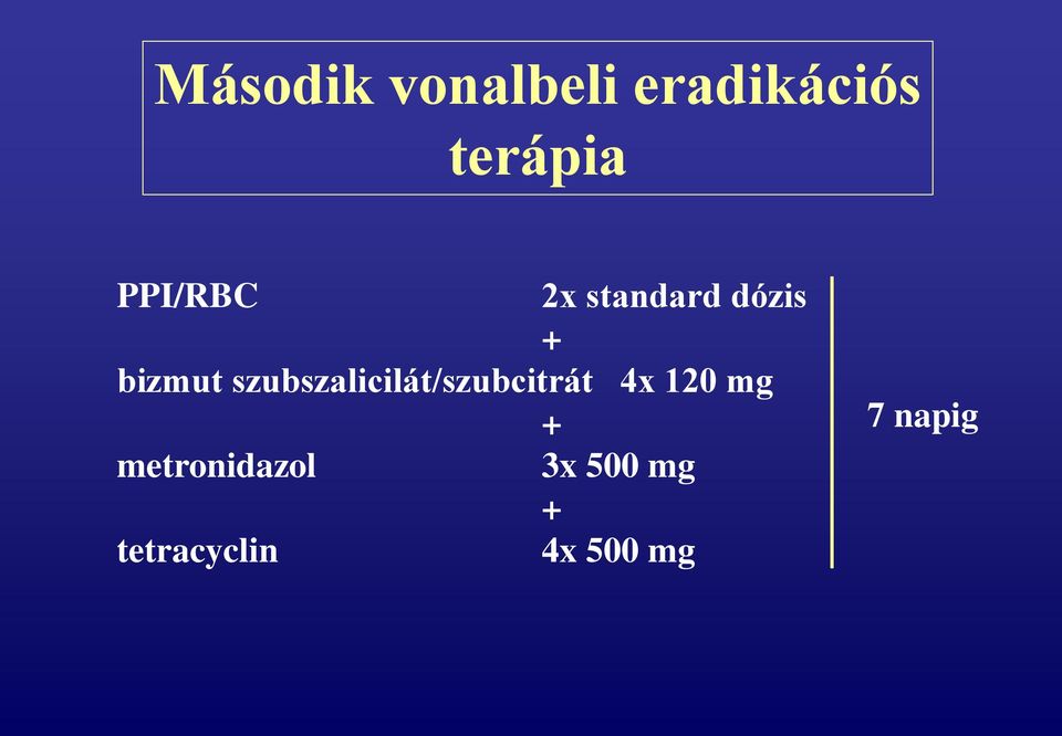 szubszalicilát/szubcitrát 4x 120 mg +
