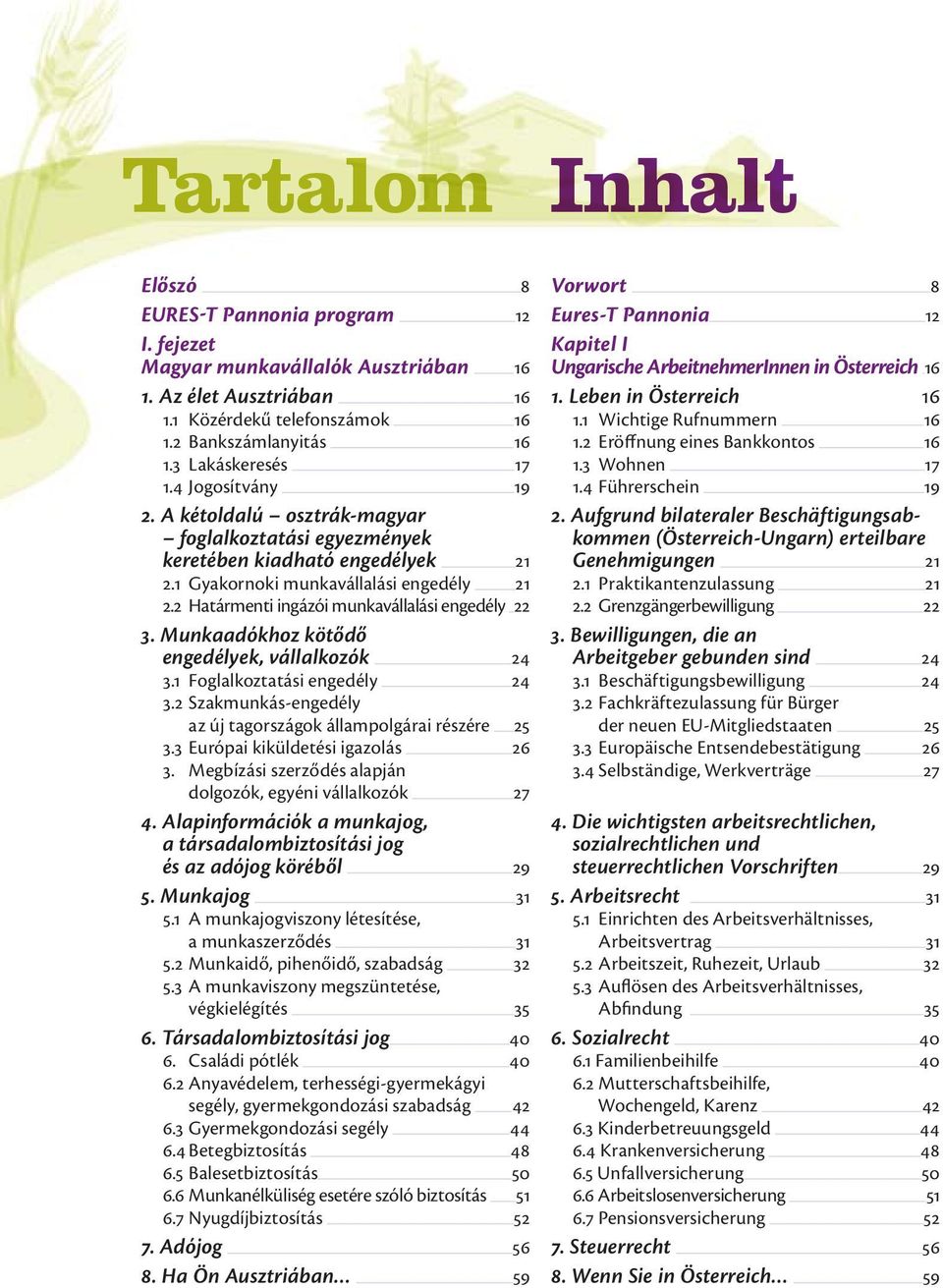 2 Határmenti ingázói munkavállalási engedély 22 3. Munkaadókhoz kötődő engedélyek, vállalkozók 24 3.1 Foglalkoztatási engedély 24 3.2 Szakmunkás-engedély az új tagországok állampolgárai részére 25 3.
