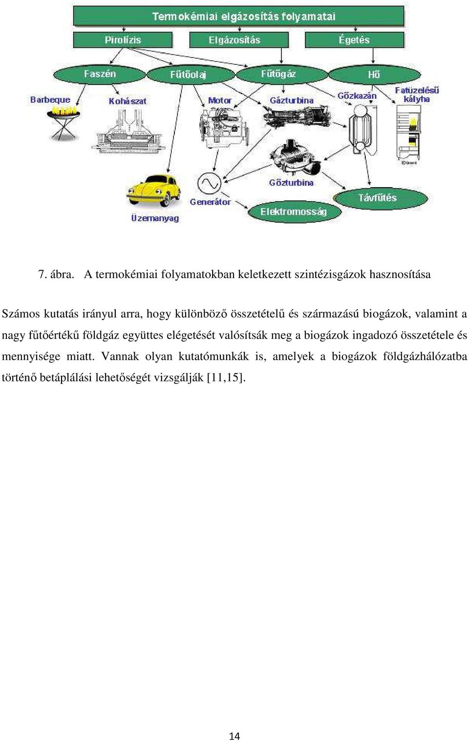 hogy különbözı összetételő és származású biogázok, valamint a nagy főtıértékő földgáz együttes