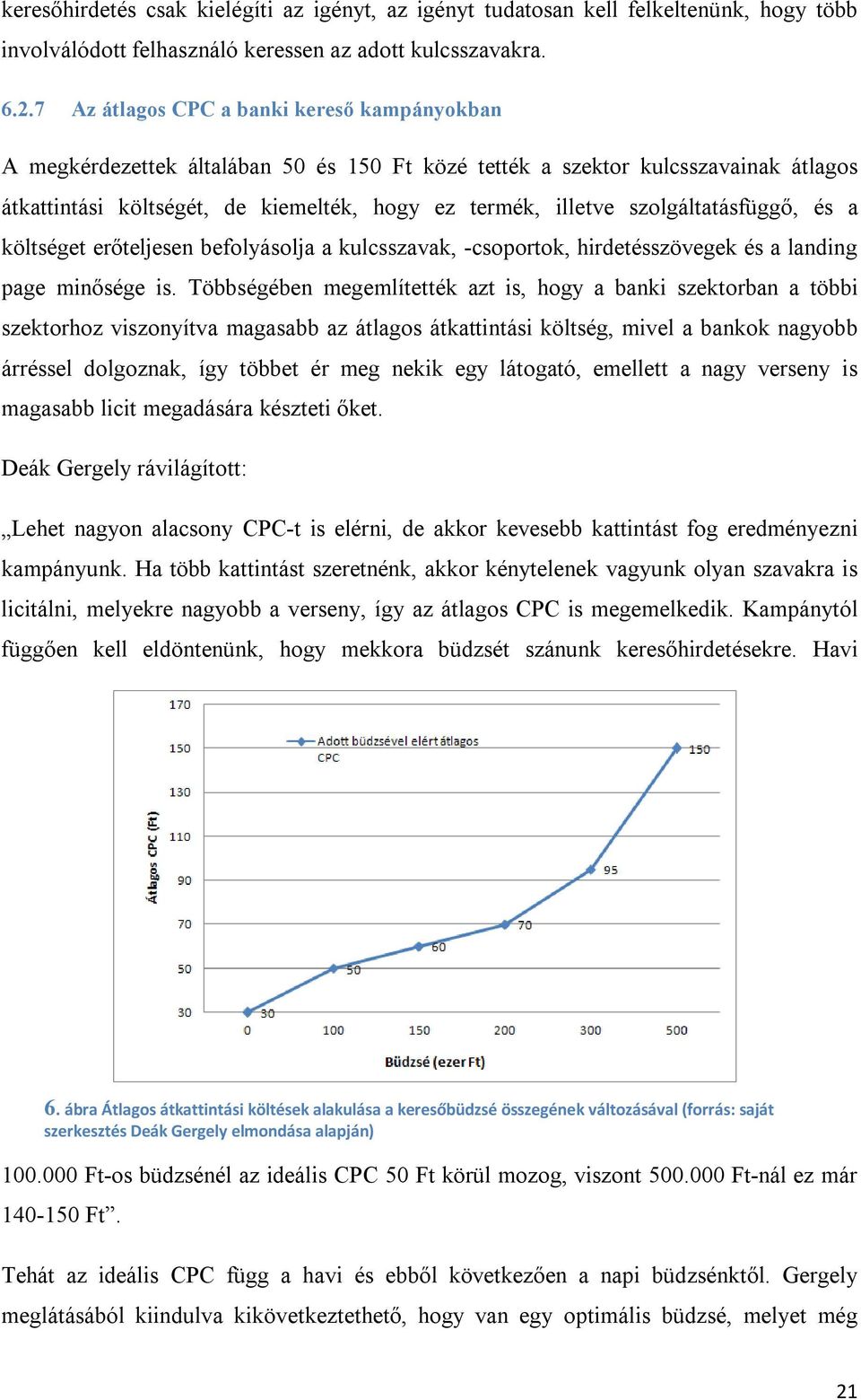 szolgáltatásfüggő, és a költséget erőteljesen befolyásolja a kulcsszavak, -csoportok, hirdetésszövegek és a landing page minősége is.