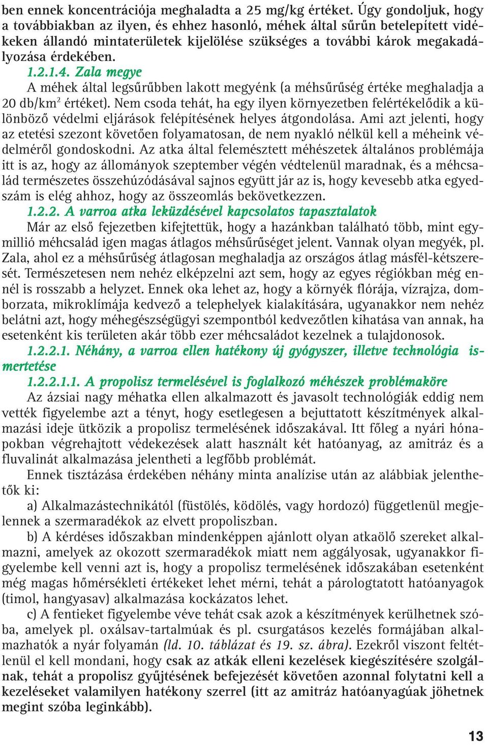 Magyar Méhészeti Nemzeti Program Környezetterhelési Monitoring vizsgálat -  PDF Ingyenes letöltés