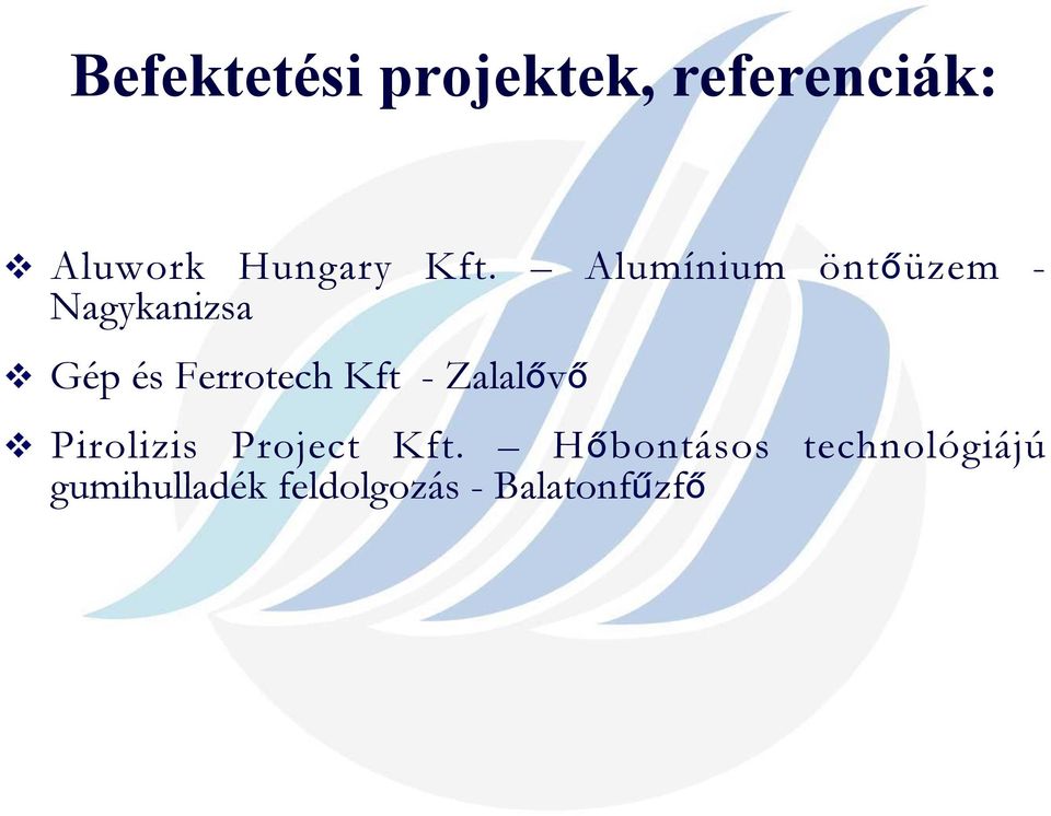 Ferrotech Kft - Zalalővő v Pirolizis Project Kft.