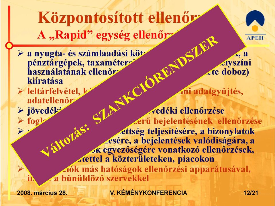 foglalkoztatottak szabályszerű bejelentésének ellenőrzése a könyvvezetési kötelezettség teljesítésére, a bizonylatok kiállítására, megőrzésére, a bejelentések valódiságára, a bejelentett